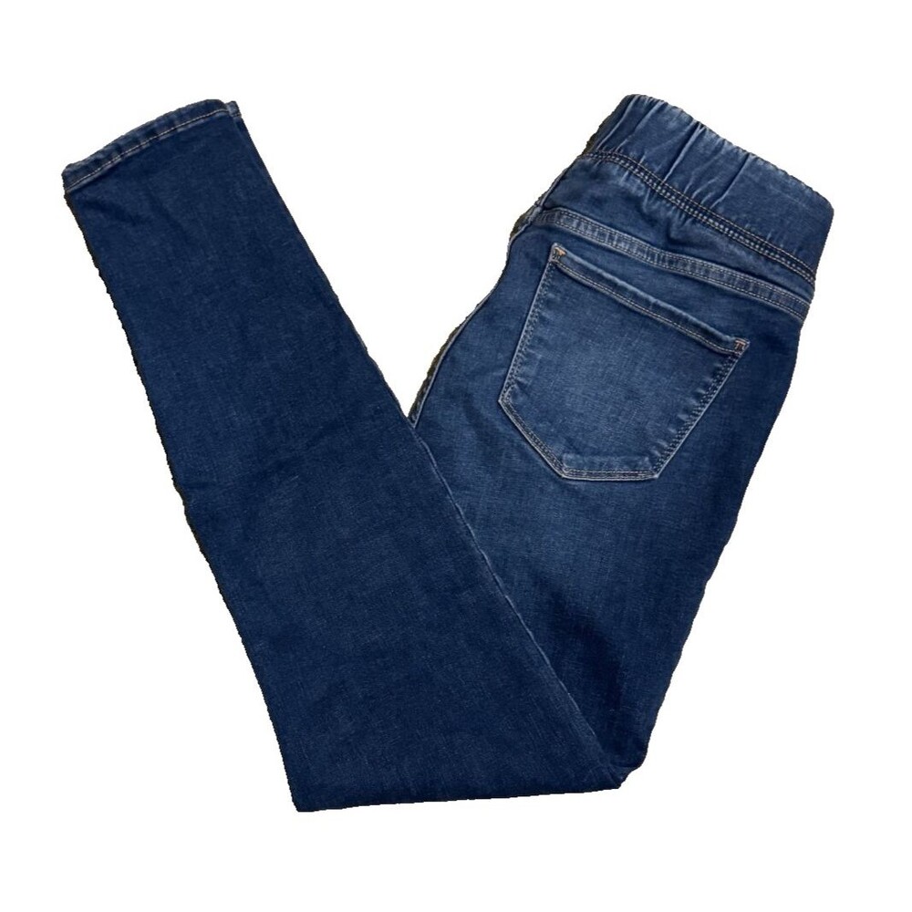 Old Navy Jeans Rockstar Built-In Sculpt Blue Denim‎ Pull-On Jegging Size 8 29x27 - Picture 7 of 13